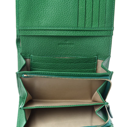 Mulberry Small Classic Grain Tree French Purse Wallet Green 4 of 10