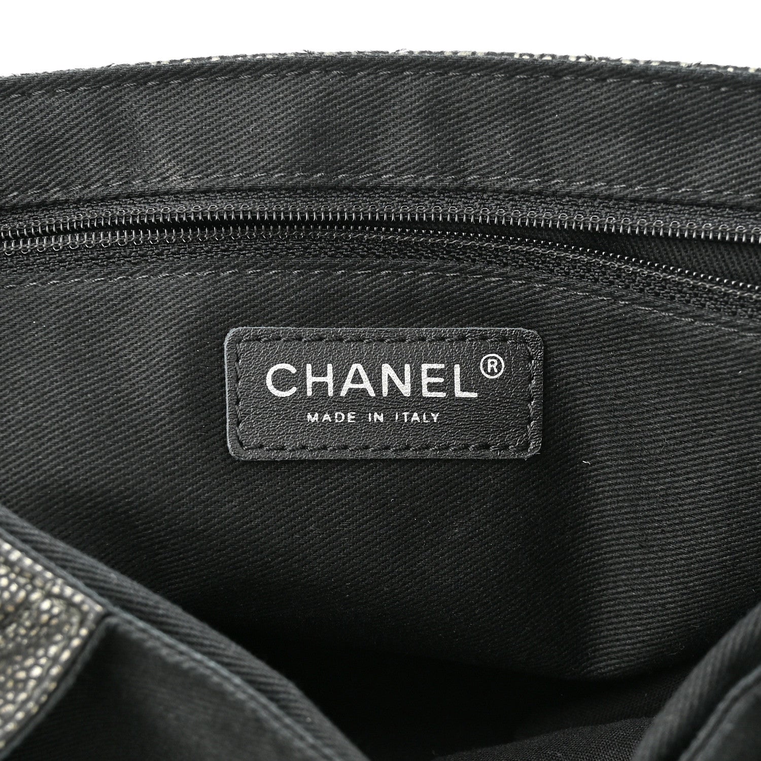 Chanel Metallic Caviar Quilted Timeless Accordion Flap Dark Silver 8 of 12