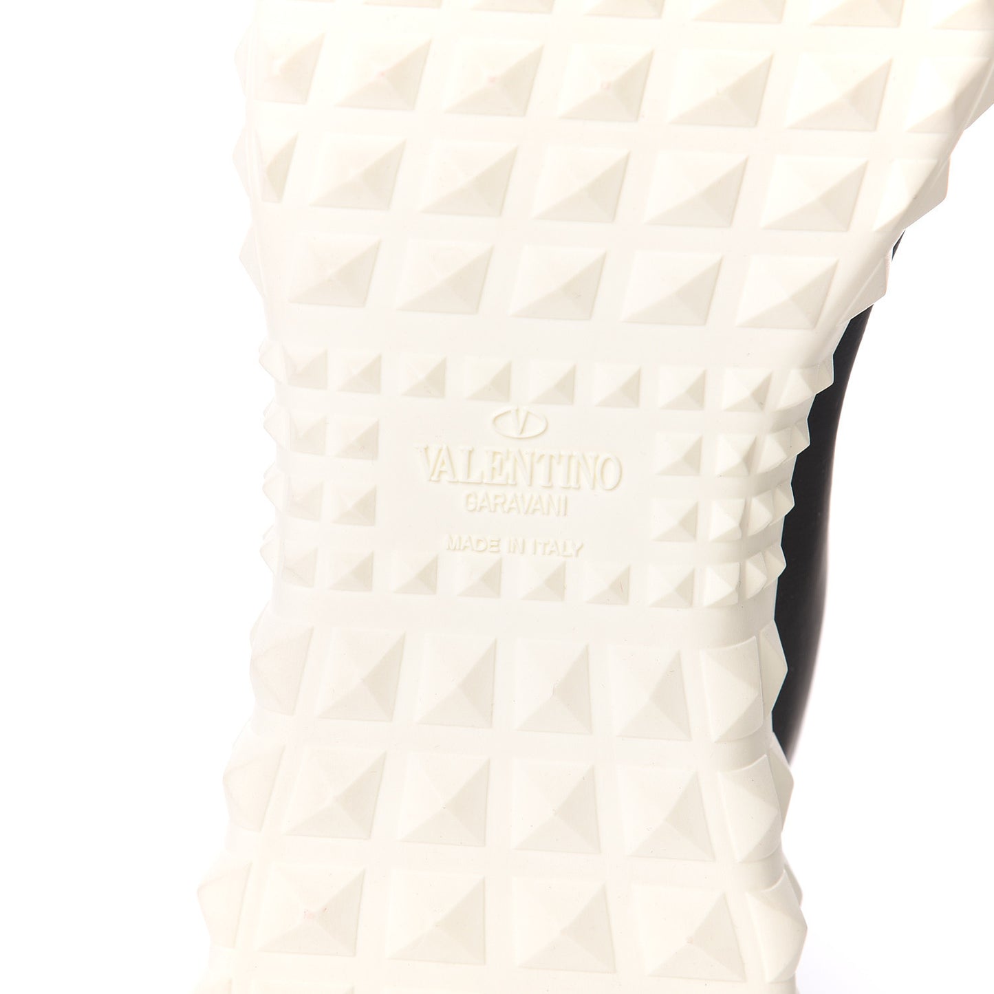 Stretch Knit VLTN Sock Sneakers 39 Black