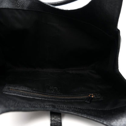 Gucci Monogram Calfskin Large Bardot Tote Black 5 of 13
