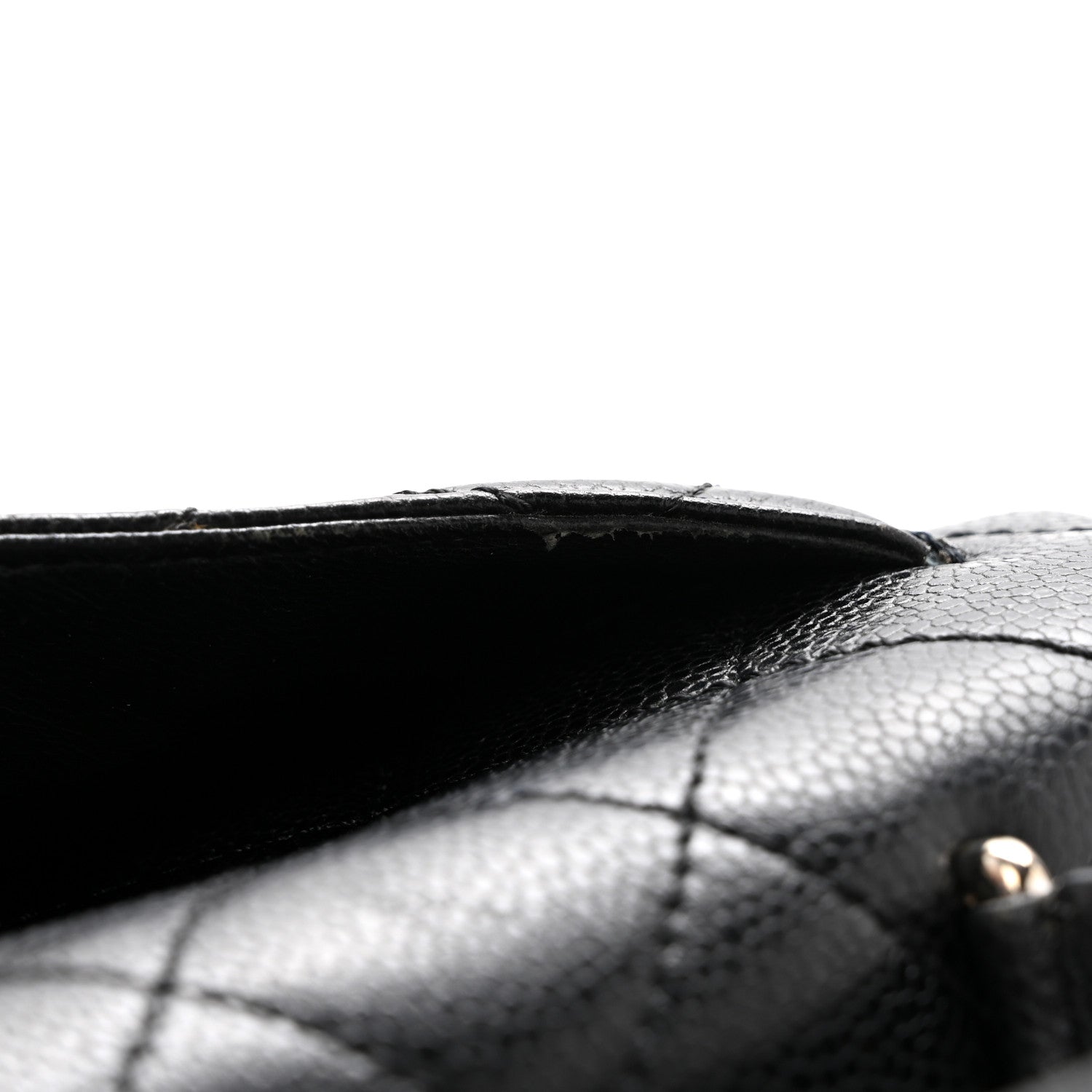 Chanel Caviar Quilted Jumbo Kelly Flap Black 16 of 16