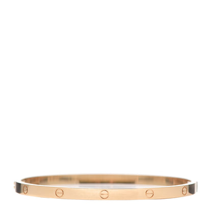 Cartier 18K Yellow Gold Small LOVE Bracelet 17 3 of 6