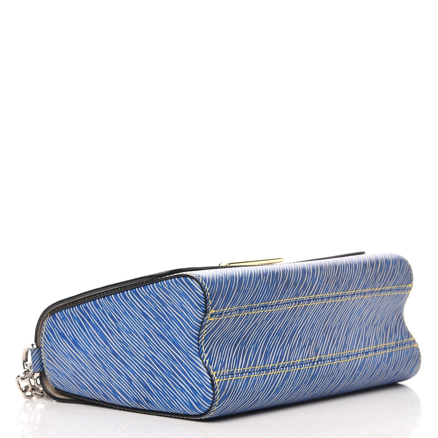 Epi Twist Shoulder Bag MM Denim Light
