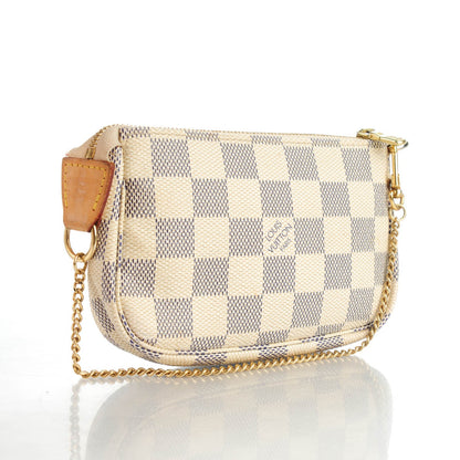 Louis Vuitton Damier Azur Mini Pochette Accessories 3 of 7