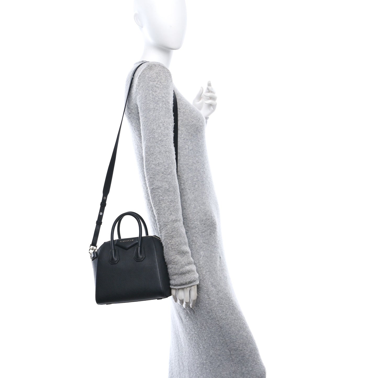 Sugar Goatskin Mini Antigona Black