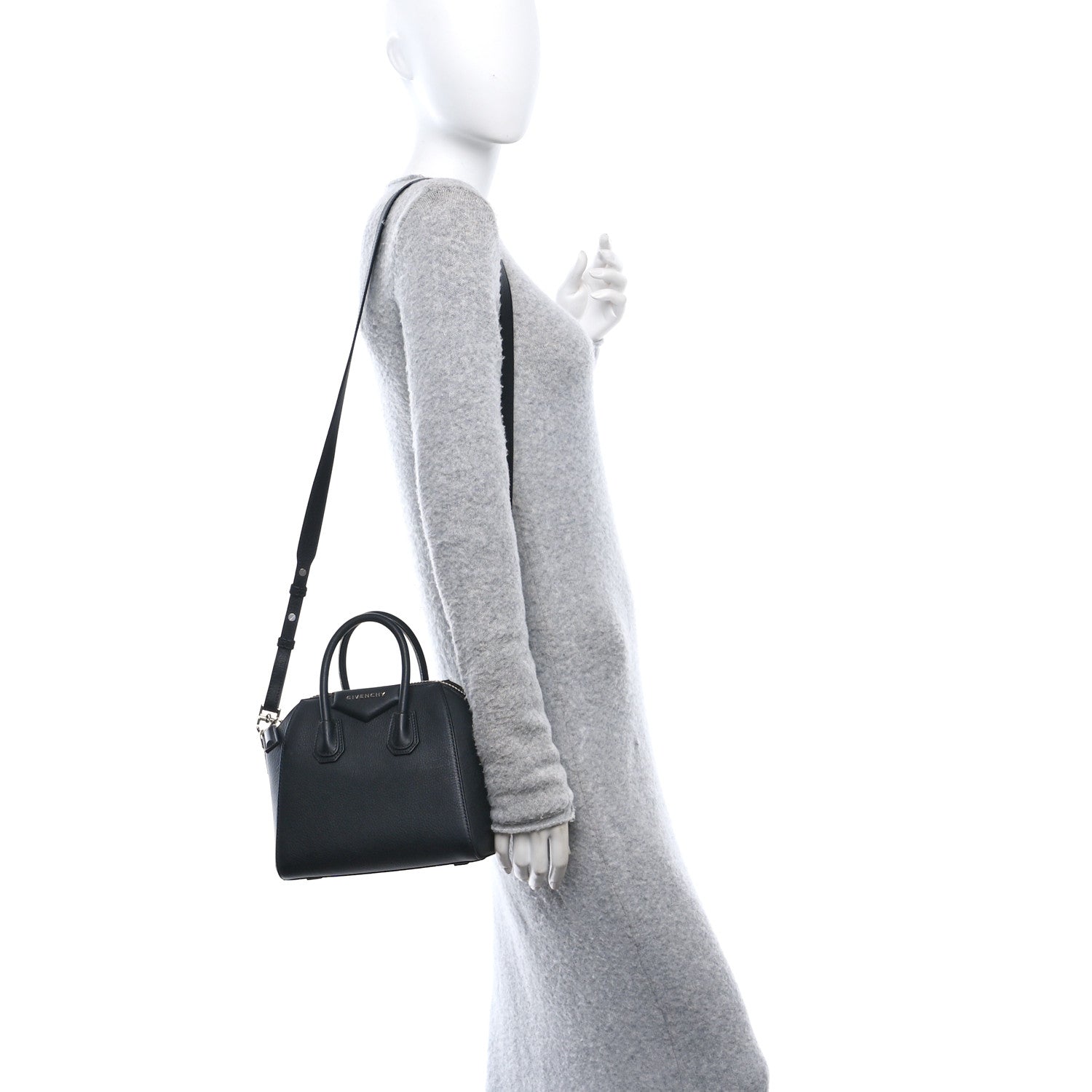 Givenchy Sugar Goatskin Mini Antigona Black 2 of 9