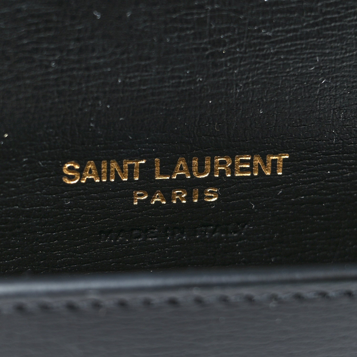 Saint Laurent Smooth Calfskin Monogram Phone Holder Crossbody Black 6 of 9