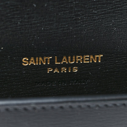 Saint Laurent Smooth Calfskin Monogram Phone Holder Crossbody Black 6 of 9