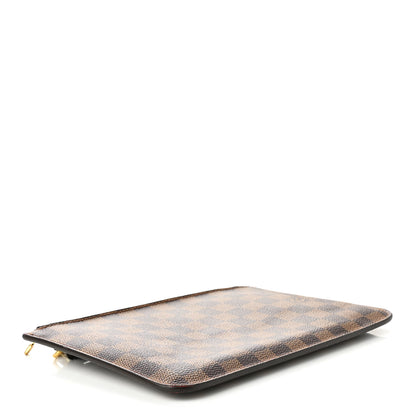 Louis Vuitton Damier Ebene Neverfull MM GM Pochette 4 of 8