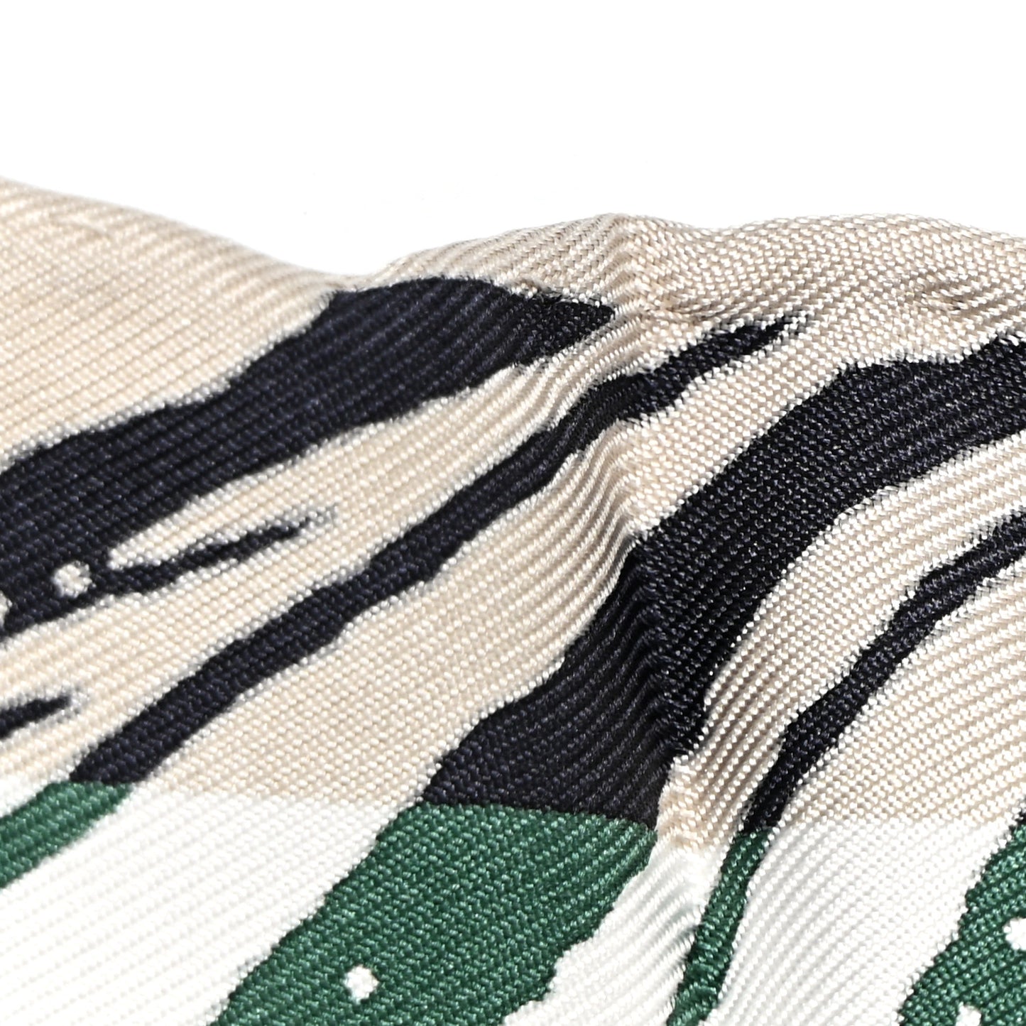 Silk Cavalier En Formes Scarf 90 Creme Vert Jaune Vif