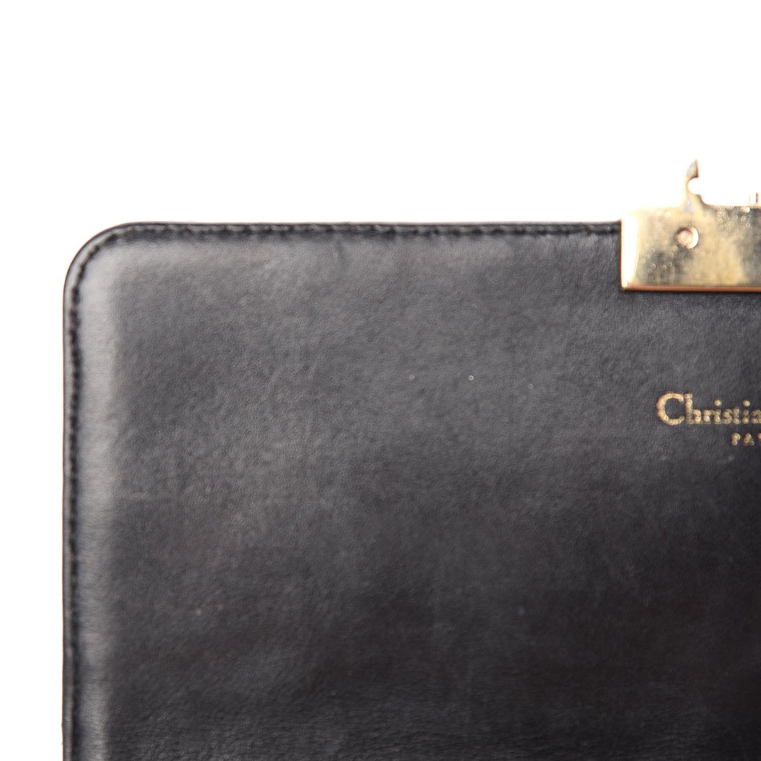 Christian Dior Lambskin Cannage Miss Dior Promenade Pouch Black 9 of 12