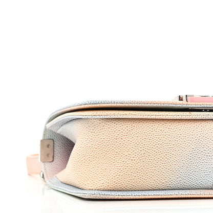 Chanel Caviar Quilted Medium Rainbow Boy Flap Pink Multicolor 9 of 10