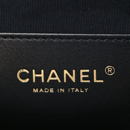 Chanel Tweed Maxi Chain Hobo Black Gray 6 of 9