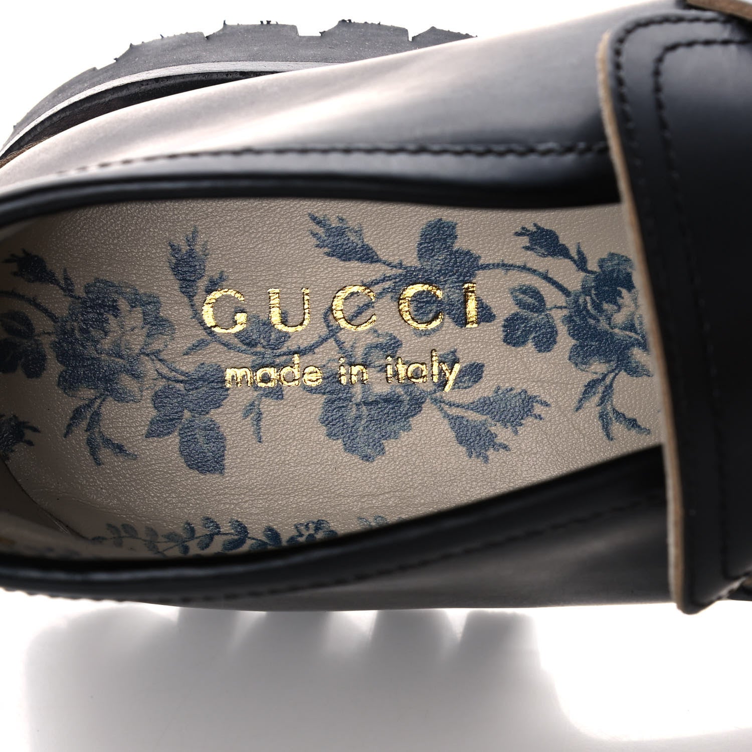 Gucci Cordovan Lux Mens Harald Horsebit Ankle Boots 8 Black 17 of 27