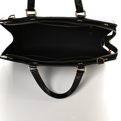 Louis Vuitton Vernis Brea MM Black 5 of 13