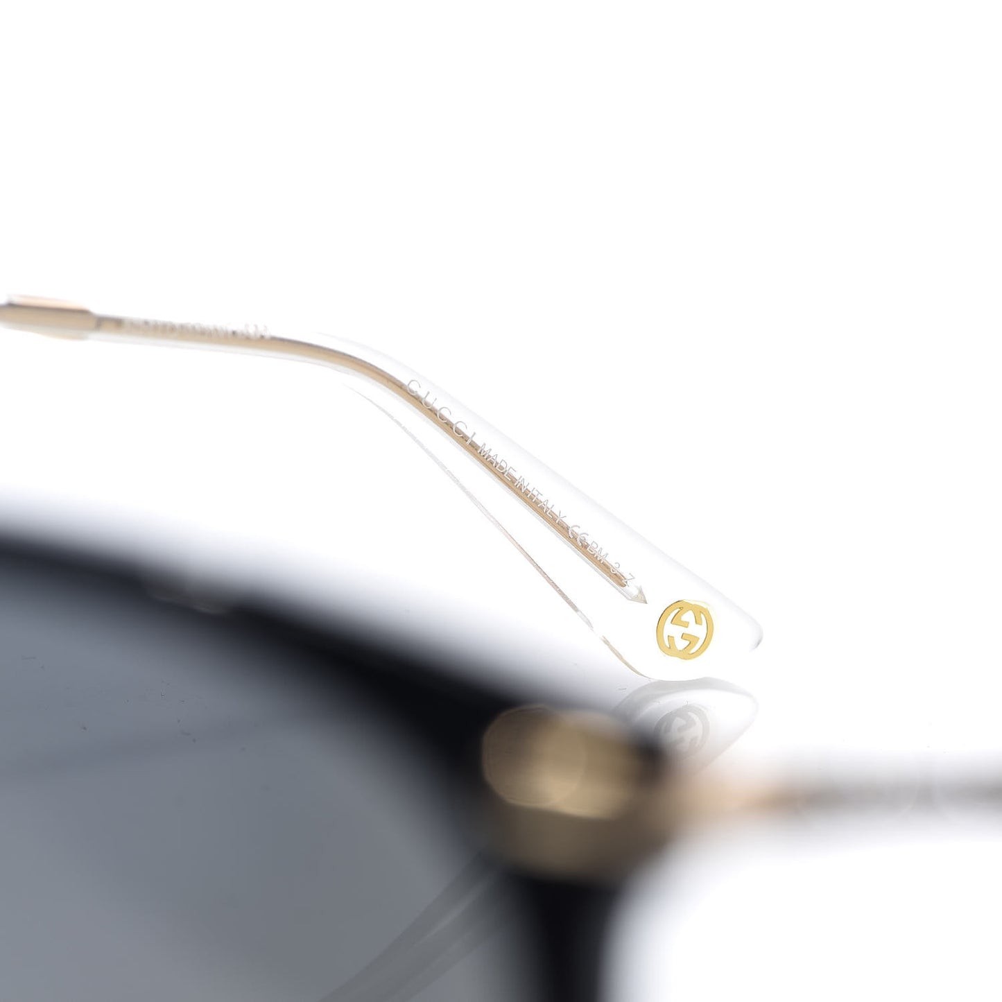 Crystal Bamboo Cat Eye GG 3771/N/F/S Sunglasses Gold