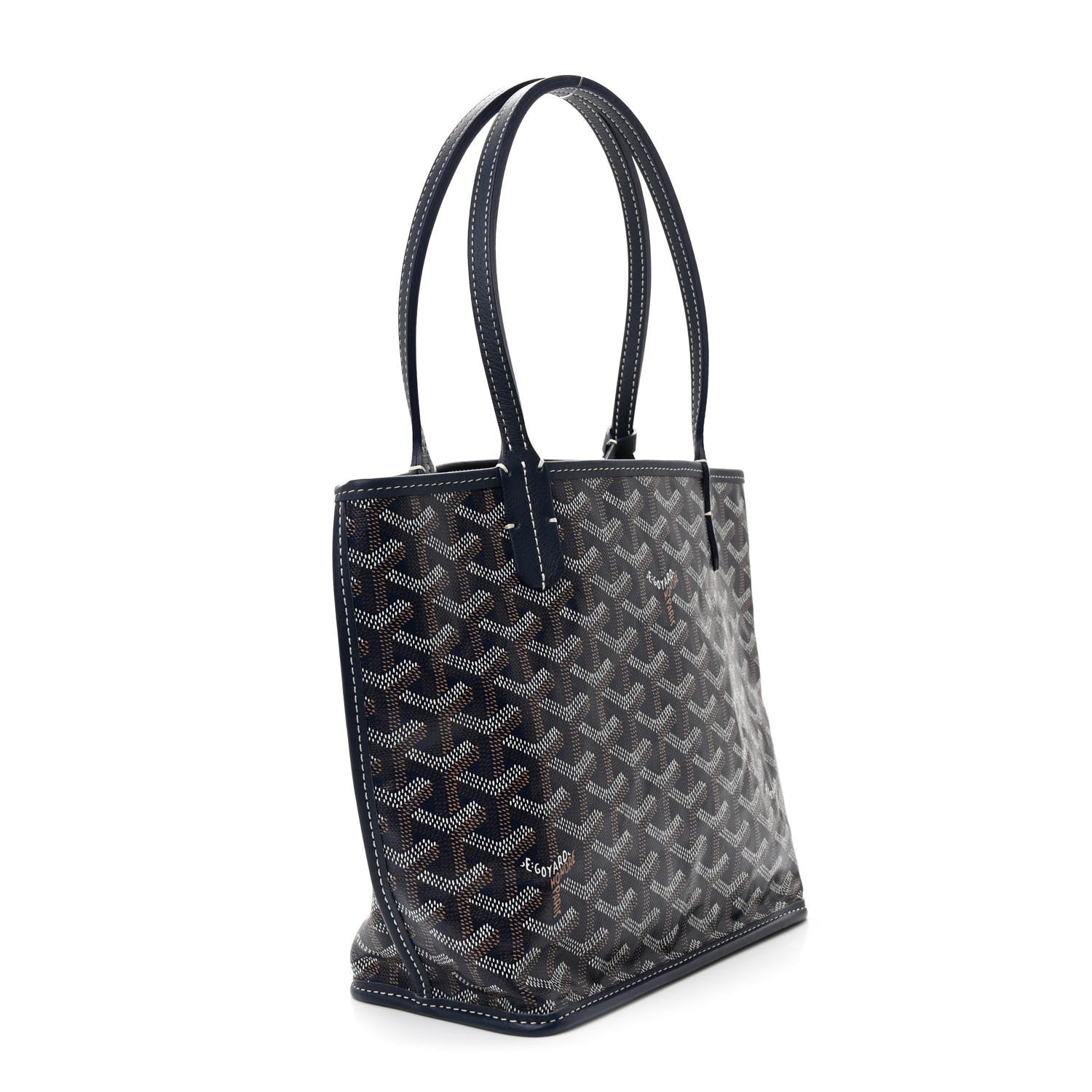 Goyard Goyardine Reversible Mini Anjou Navy 5 of 18