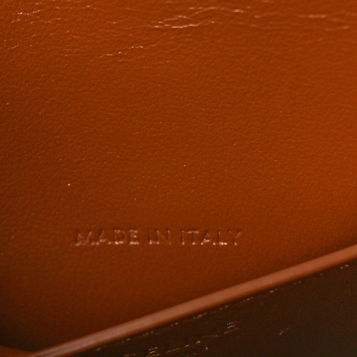Celine Smooth Calfskin Tabou Clutch On Strap Tan 7 of 10