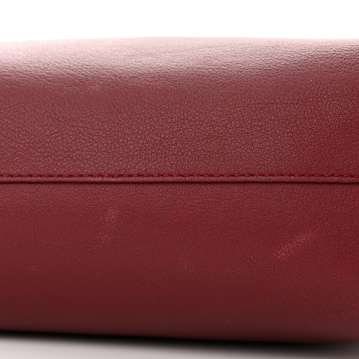 Calfskin Large Shopping Tote Bordeaux
