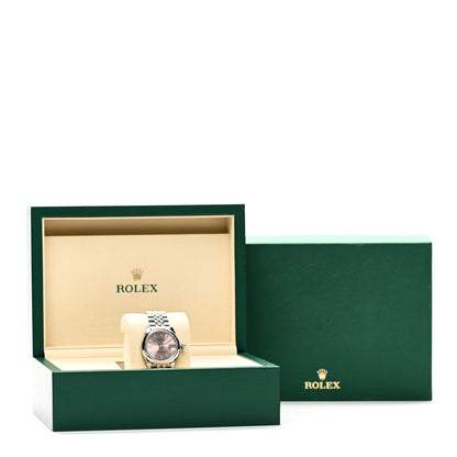 Rolex Stainless Steel 31mm Oyster Perpetual Datejust Watch Pink 278240 5 of 5