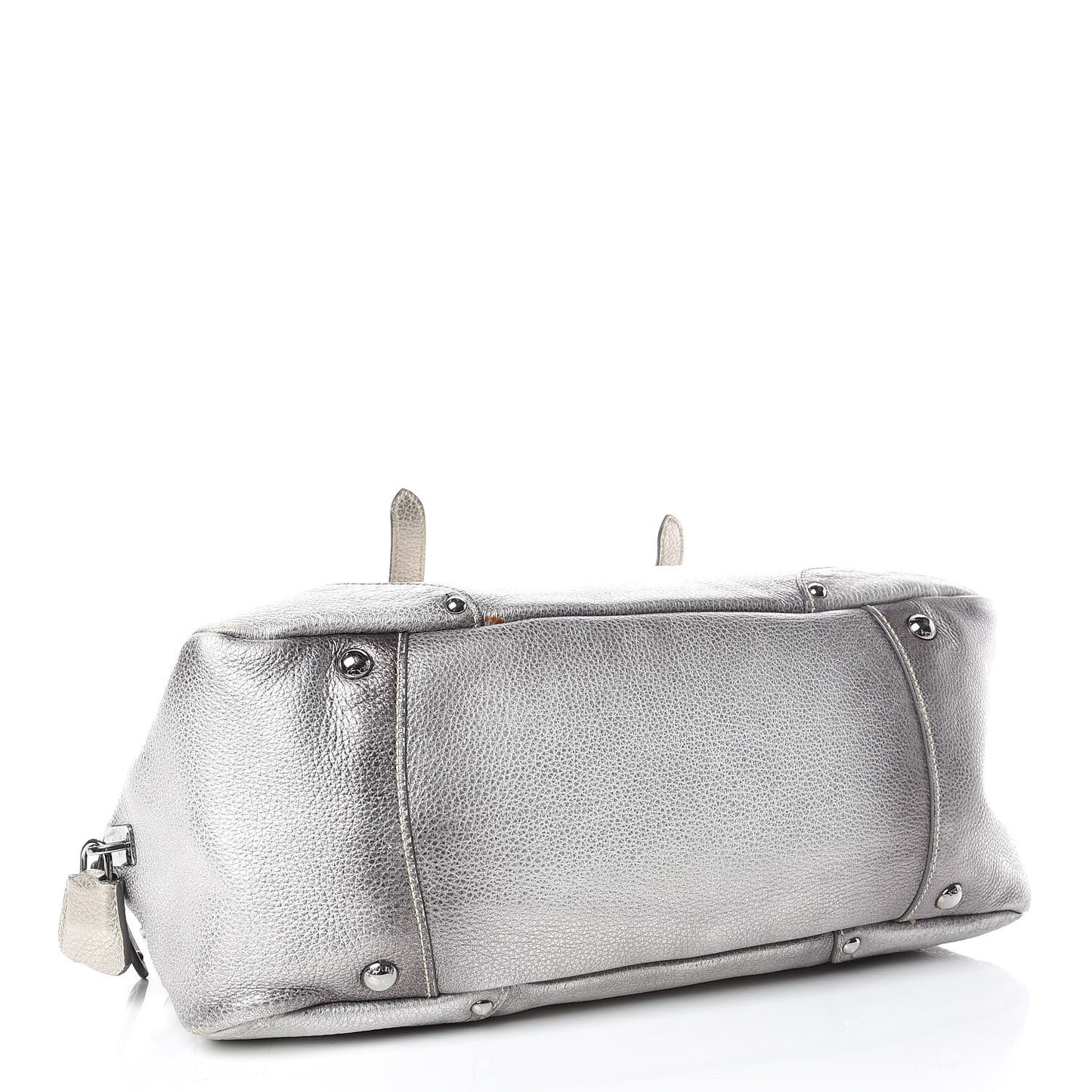 Cervo Lux Bowler Bag Argento