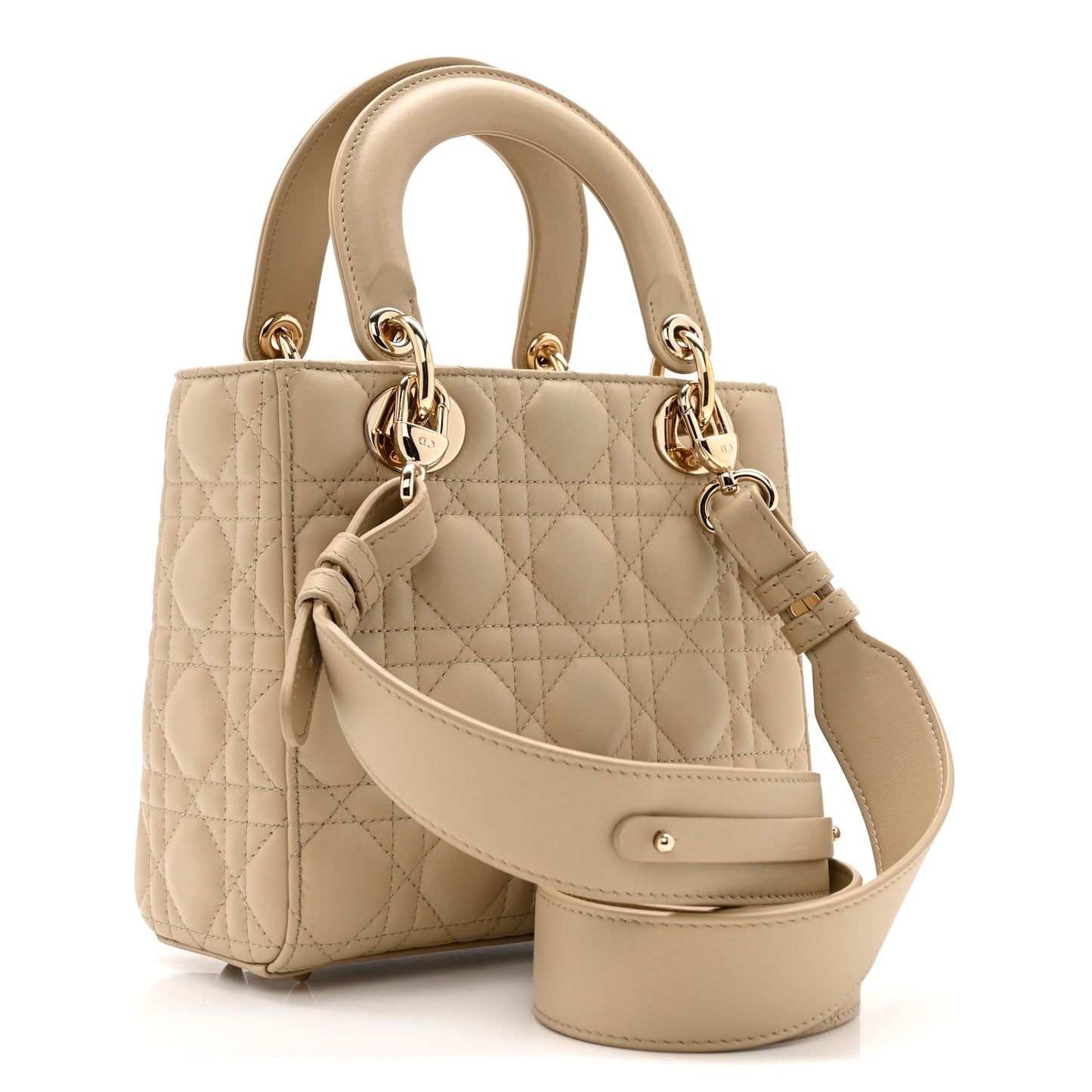 Lambskin Cannage Small My ABCDior Lady Dior Corda