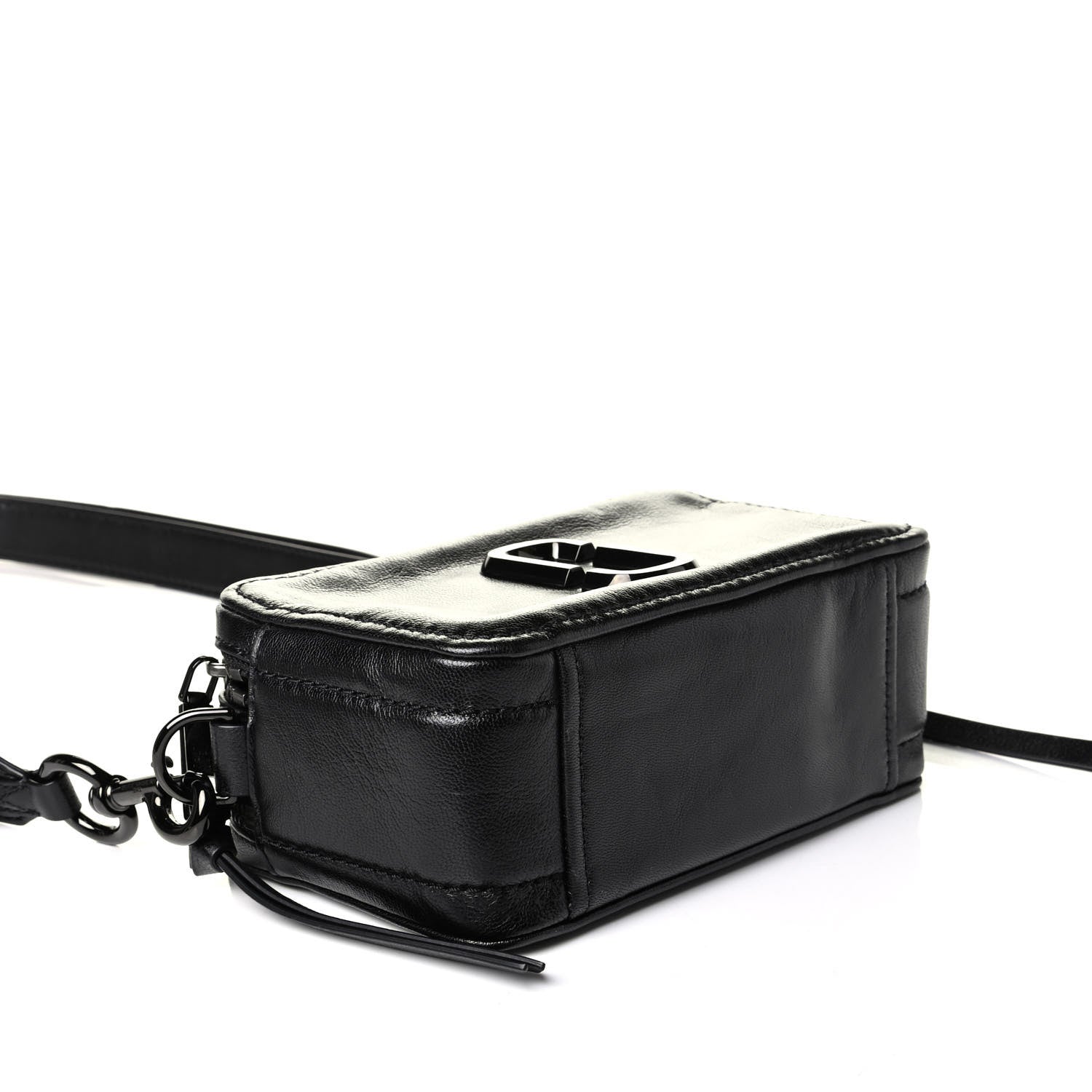 Marc Jacobs Supple Natural Grain Calfskin The Softshot 27 Bag Black 3 of 6