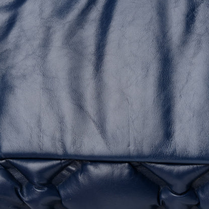 Chanel Calfskin Quilted Large Chesterfield Tote Navy 12 of 12