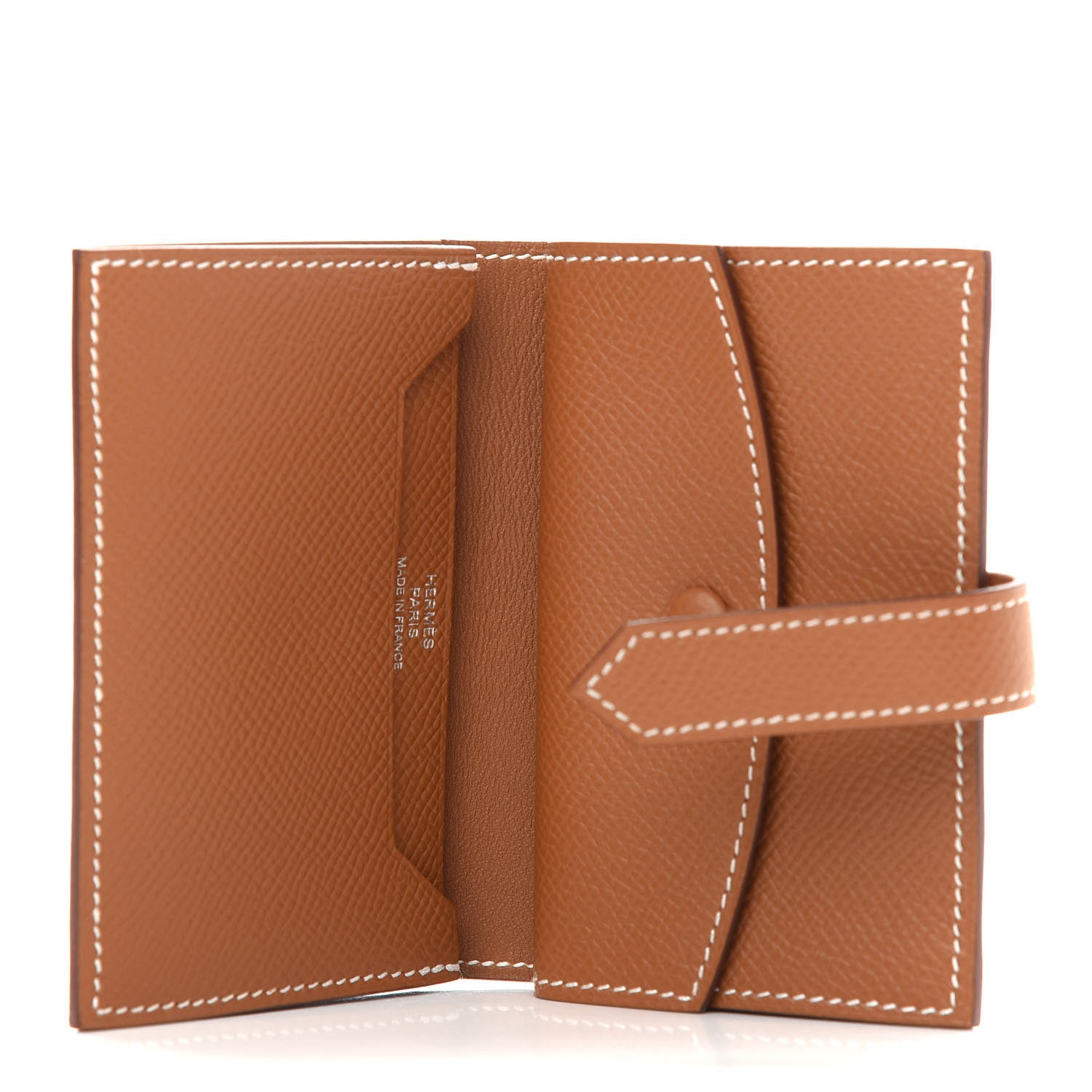 Hermes Epsom Mini Bearn Wallet Gold 5 of 6