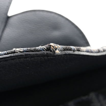 Christian Dior Oblique Saddle Messenger Pouch Blue Black 11 of 13
