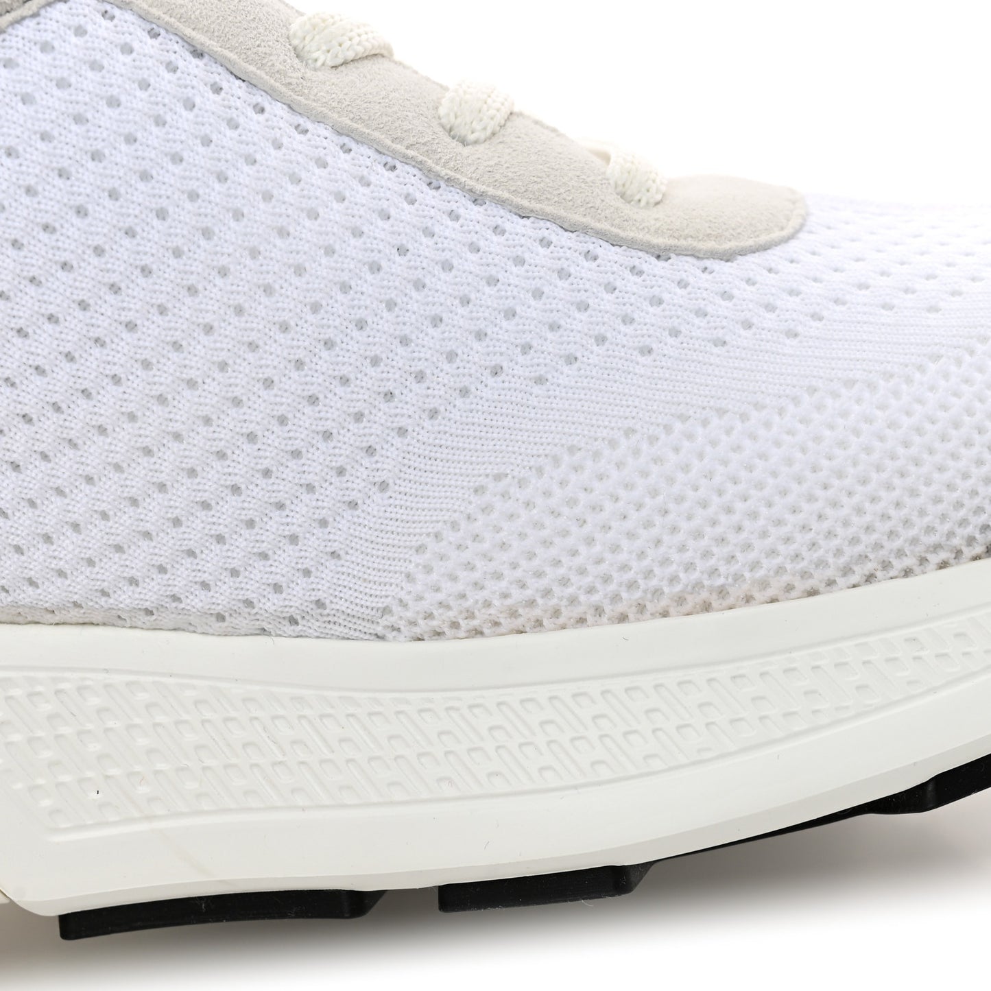 Technical Knit Suede Heros Sneakers 36 White