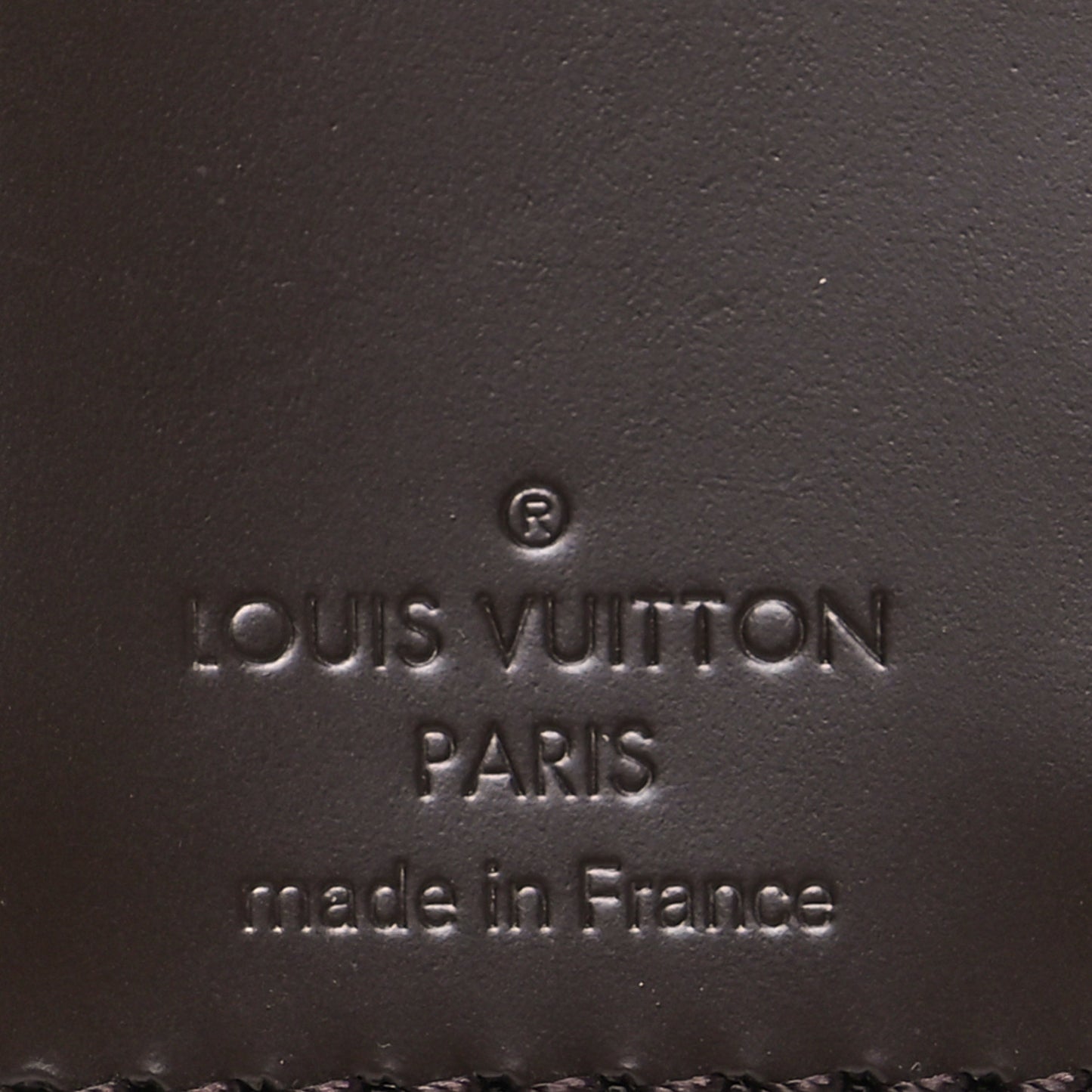 Calfskin Luggage Tag Ebene