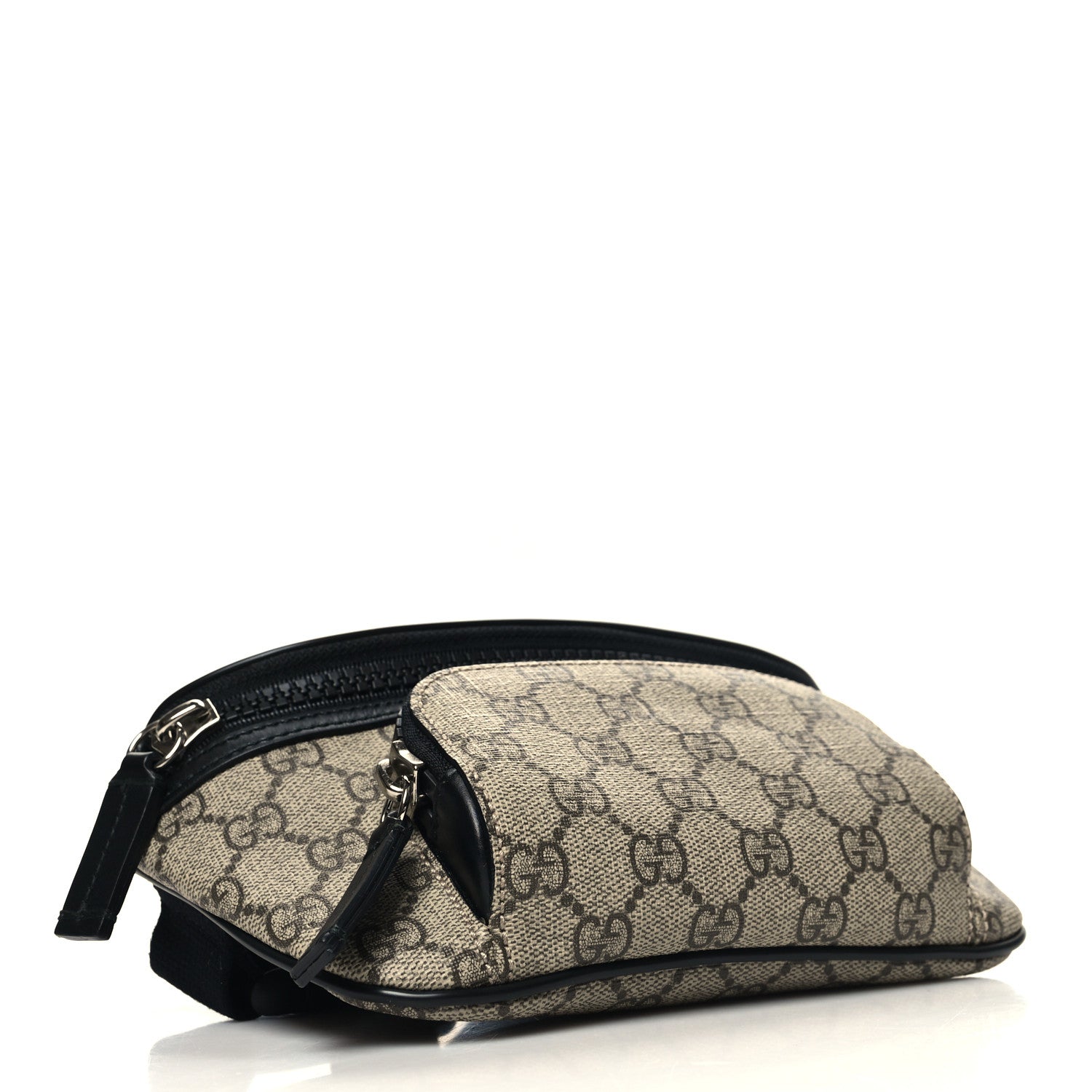 Gucci GG Supreme Monogram Belt Bag Black 4 of 10
