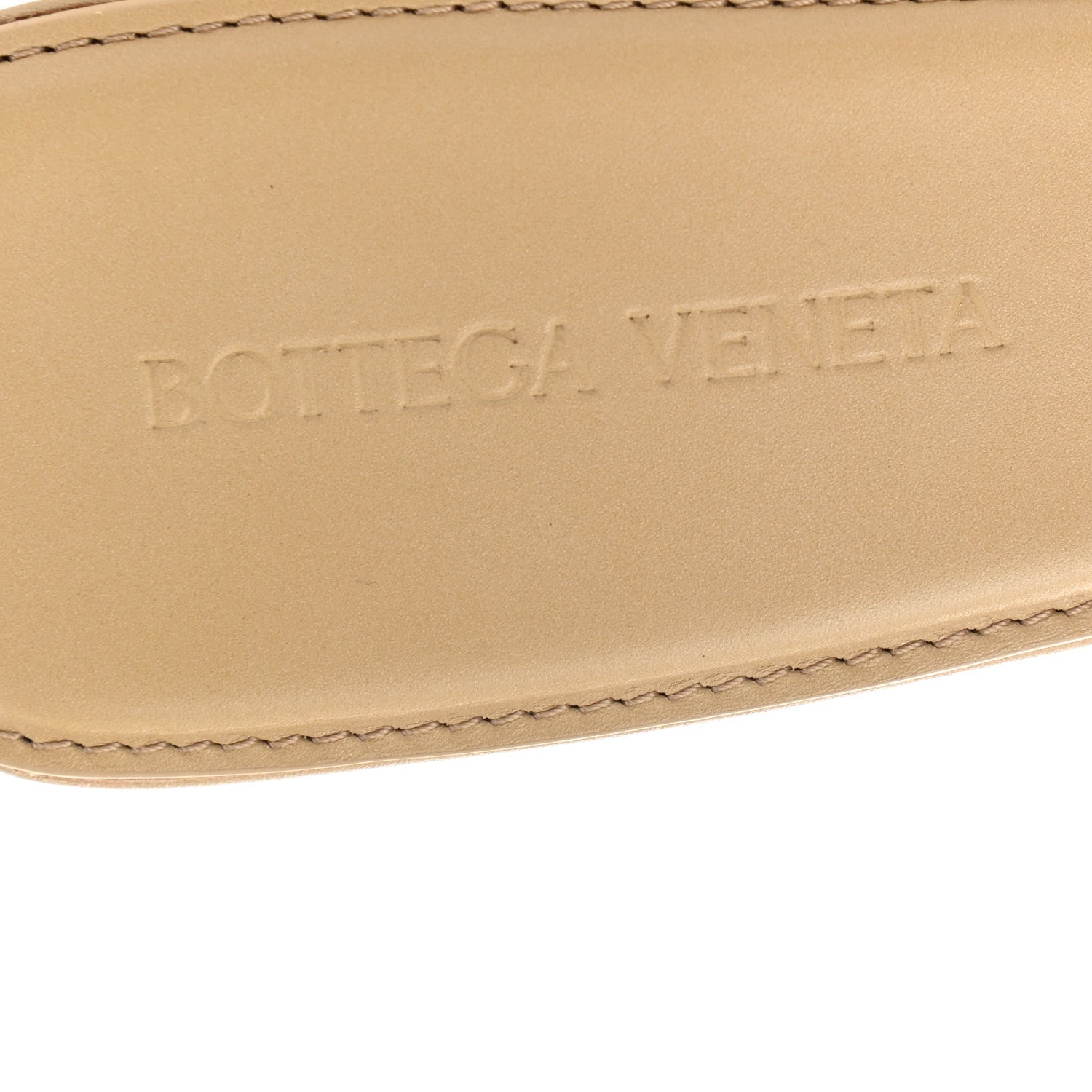 Bottega Veneta Vienna Calfskin The Band Mule Sandals 39 Cane Sugar 7 of 7