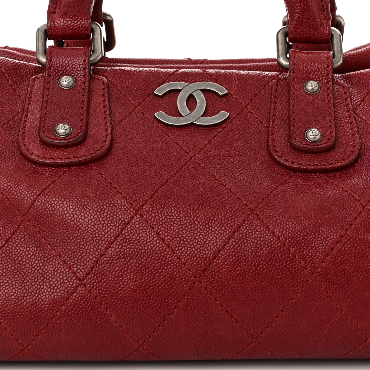 Caviar Small Outdoor Ligne Doctor Bag Red