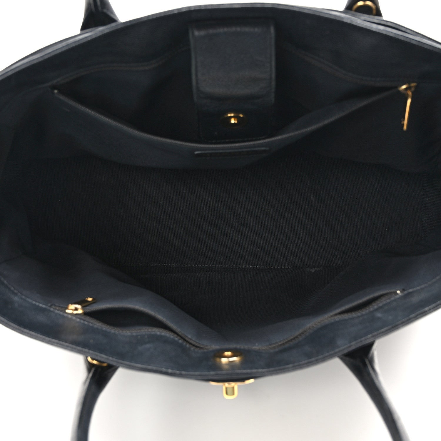 Chanel Caviar Cerf Executive Shopper Tote Black 5 of 11