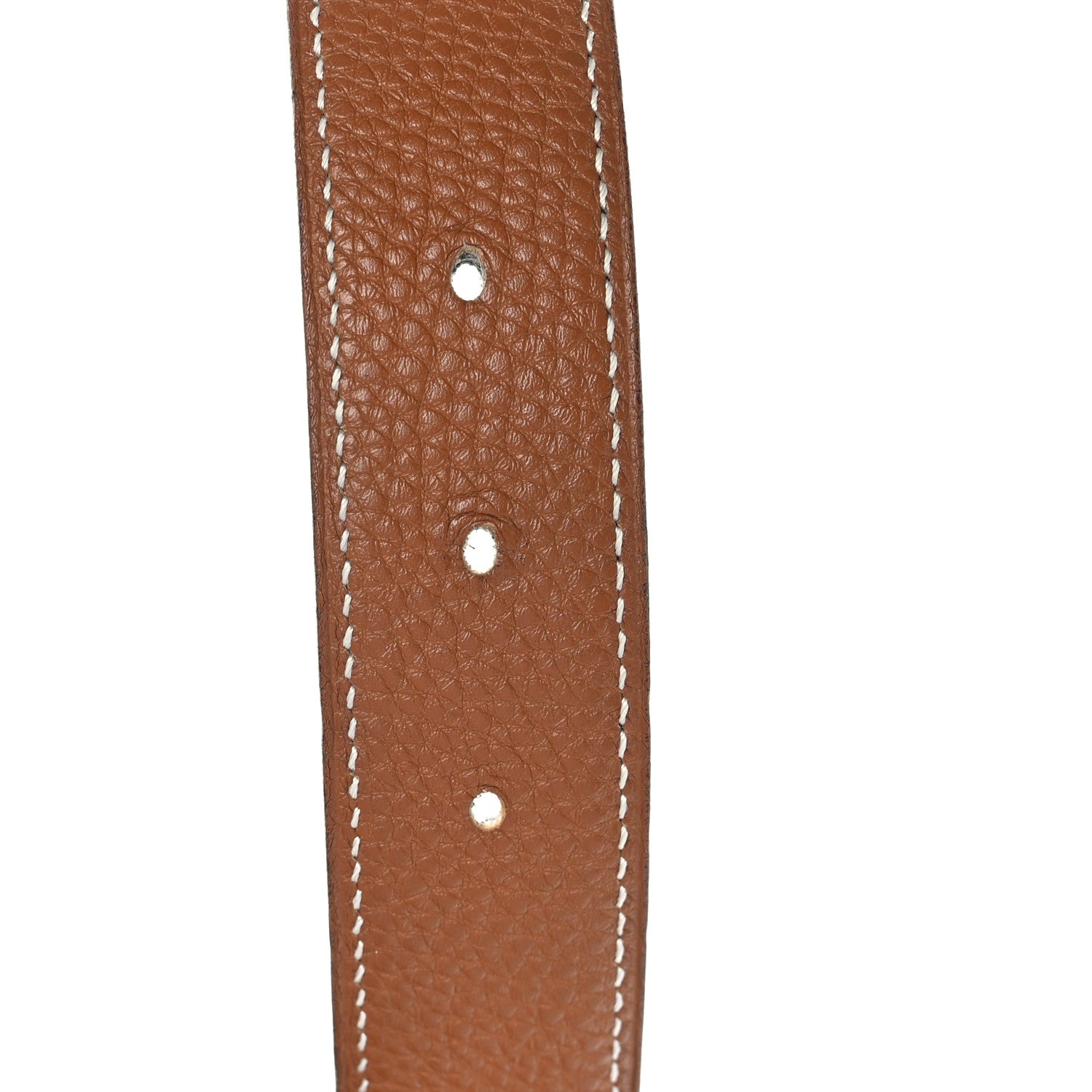 Hermes Box Togo 32mm Martelee H Belt 80 32 Black Gold 4 of 7