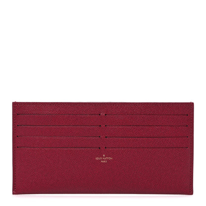 Louis Vuitton Calfskin Felicie Card Holder Insert Fuchsia 1 of 6