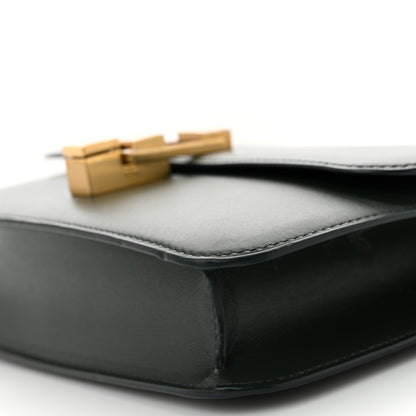 Saint Laurent Smooth Calfskin Carre Satchel New Vert Fonce 10 of 10