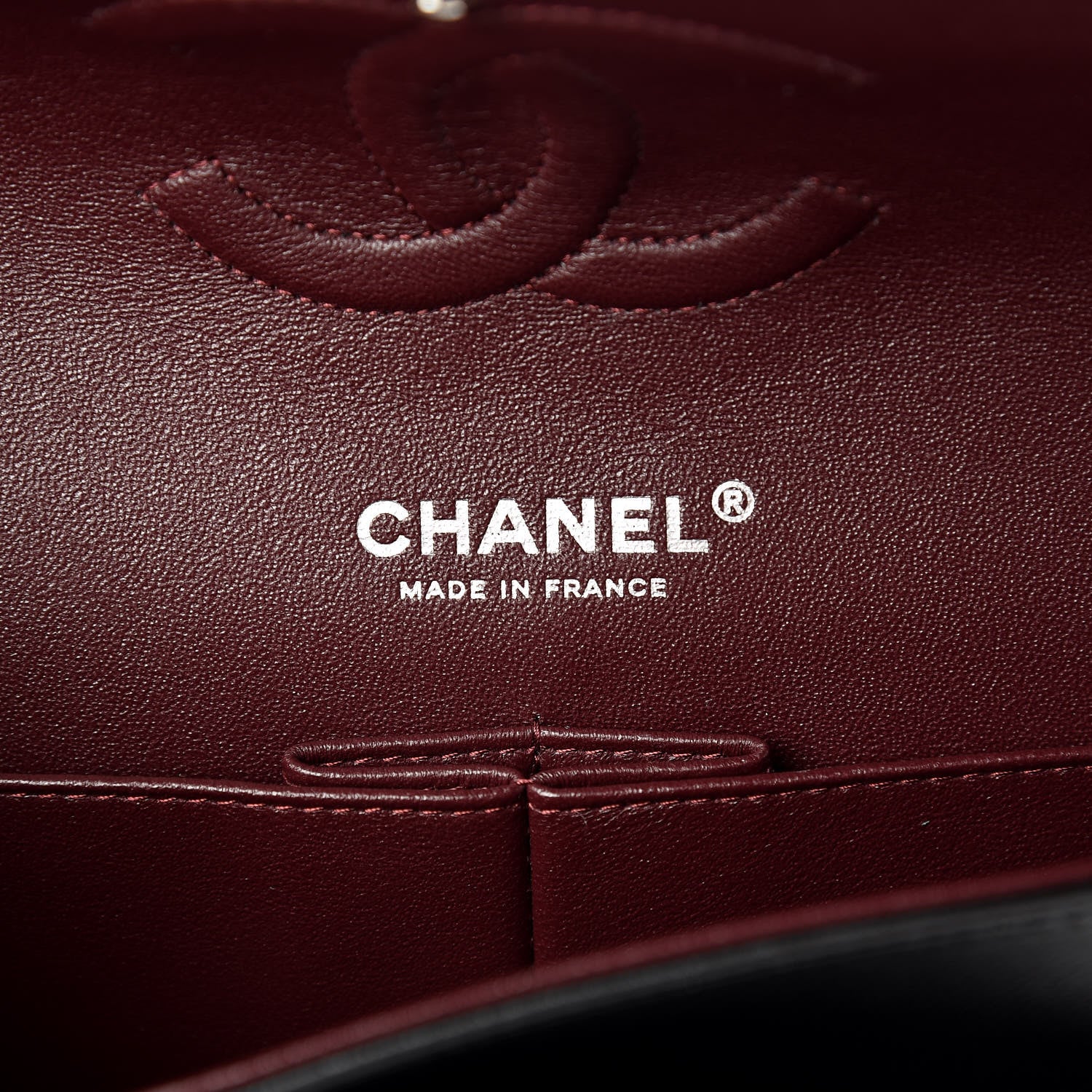 Chanel Lambskin Quilted Medium Double Flap Black 6 of 9