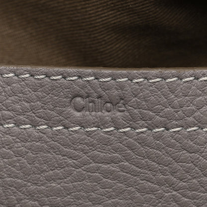 Chloe Calfskin Medium Marcie Round Crossbody Bag Cashmere Grey 10 of 23