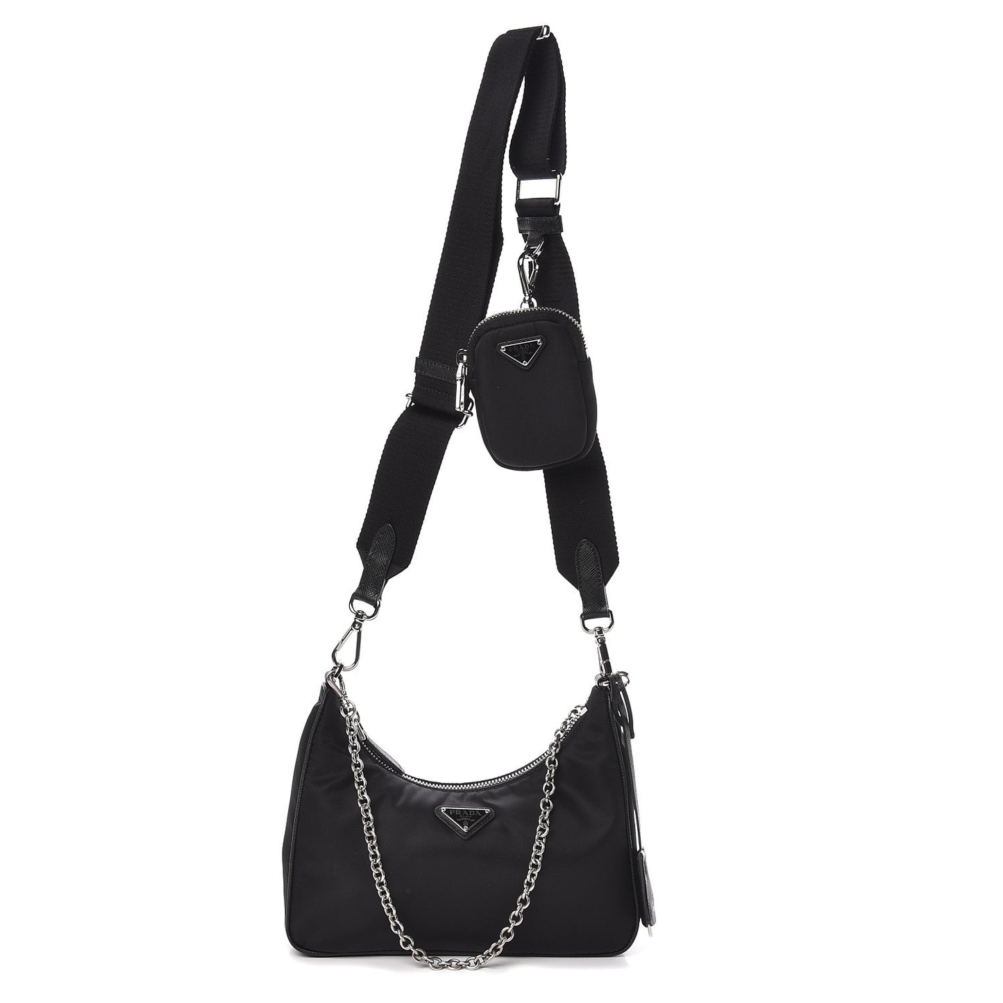 Nylon Re-Edition 2005 Shoulder Bag Black