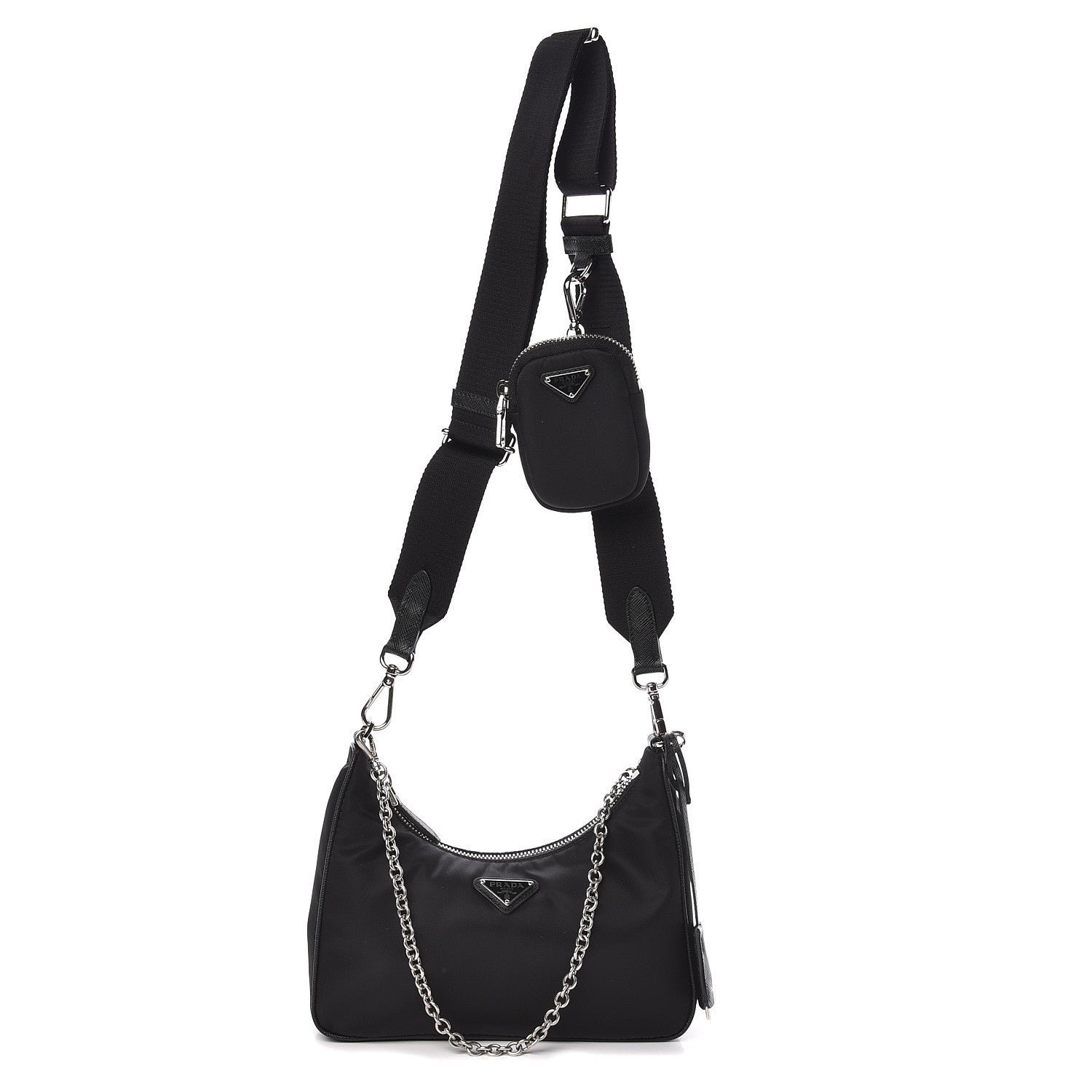 Prada Nylon Re-Edition 2005 Shoulder Bag Black 1 of 11
