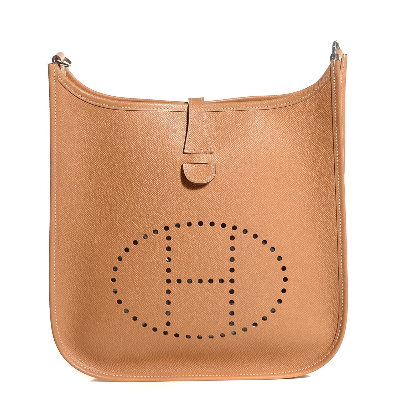 Hermes Epsom Evelyne II PM Tabac Camel 1 of 32