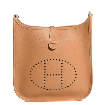 Hermes Epsom Evelyne II PM Tabac Camel 1 of 32
