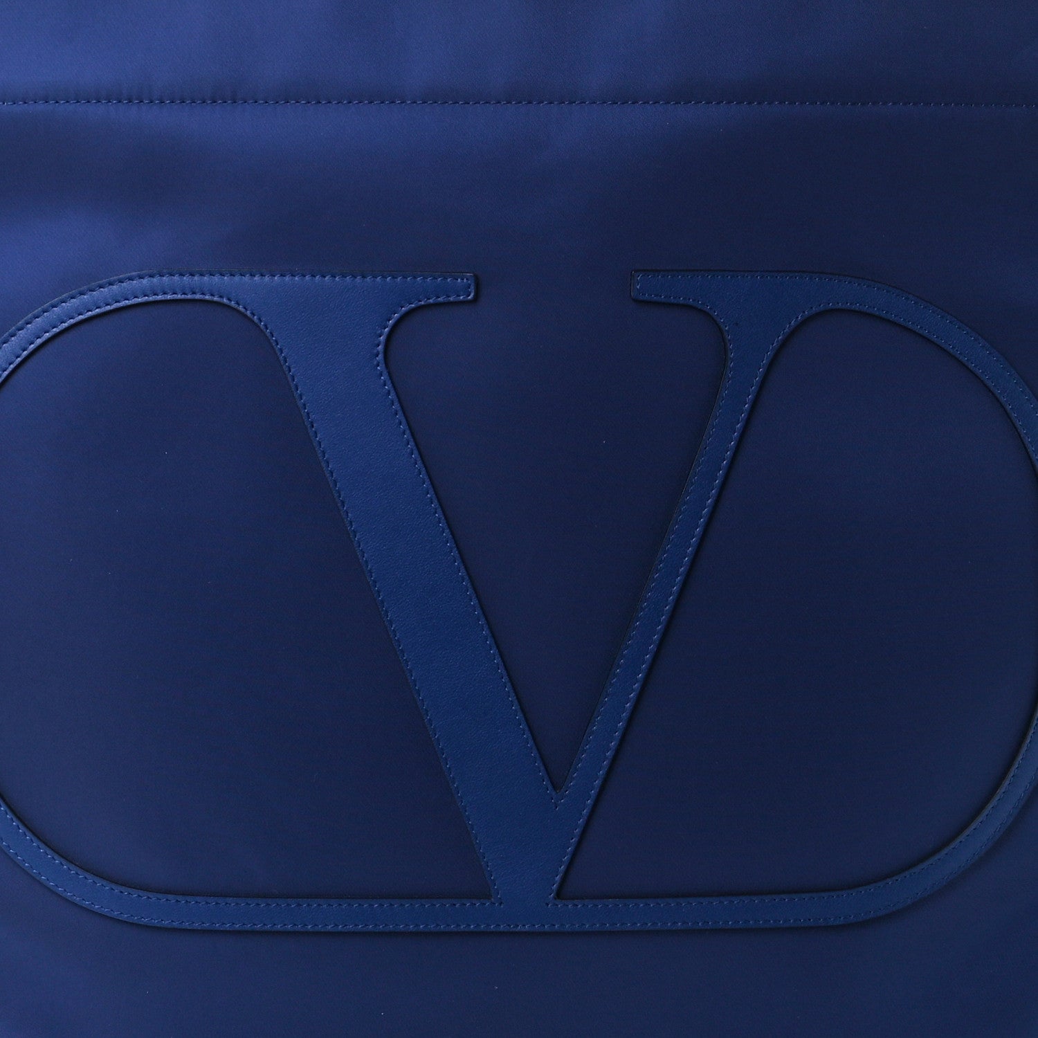 Valentino Garavani Canvas VLogo Reversible Tote Blue 8 of 10