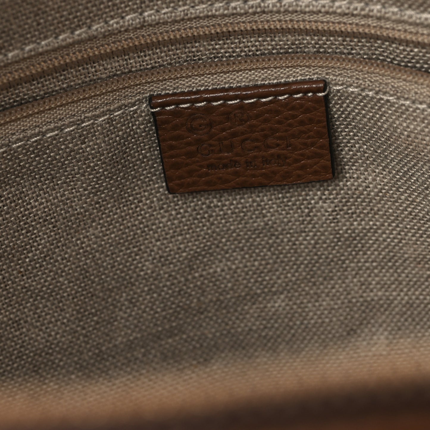 Soft GG Monogram Large Margaux Hobo Brown