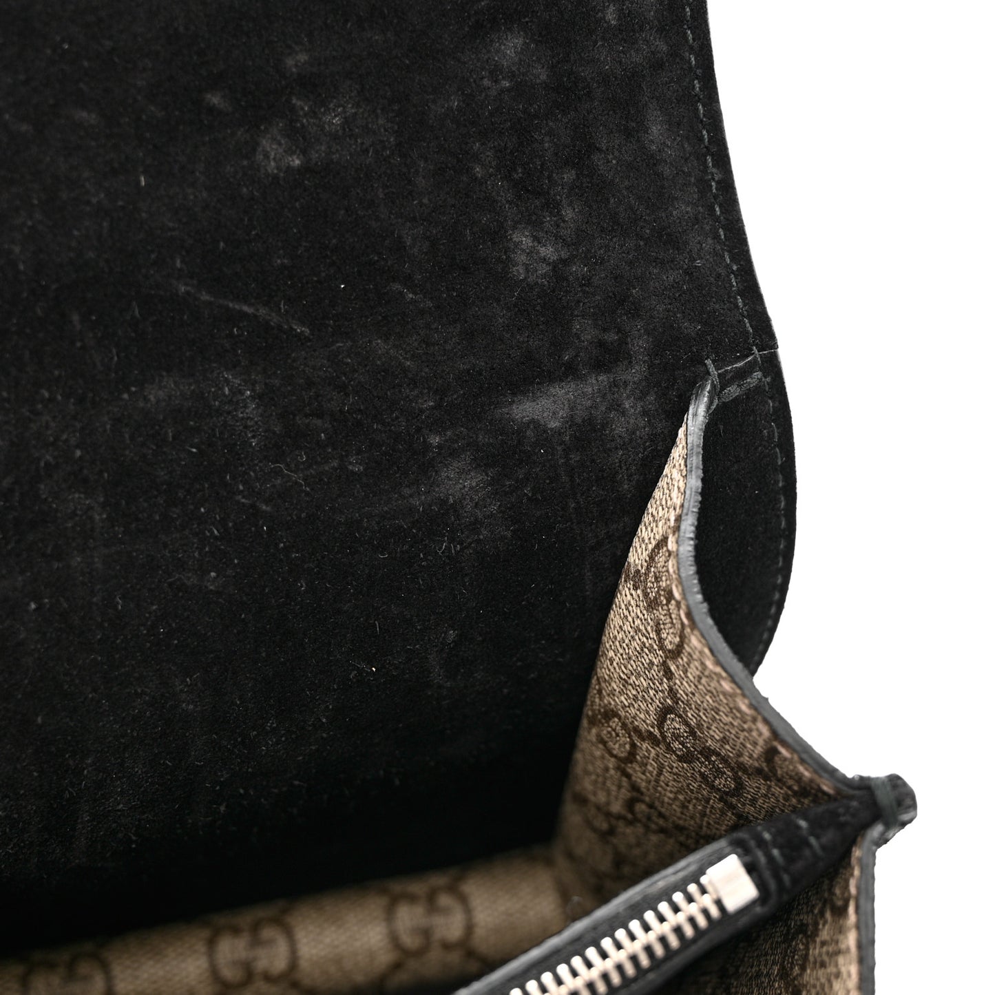 GG Supreme Monogram Small Dionysus Shoulder Bag Black