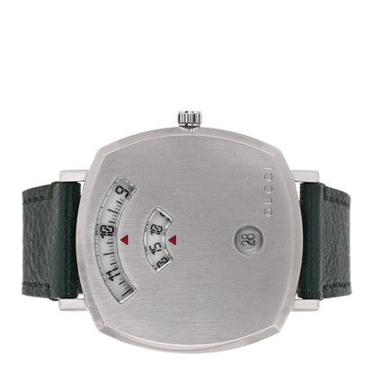Gucci Stainless Steel Calfskin 35mm Grip Quartz Watch Green 2 of 5