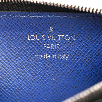 Louis Vuitton Monogram Taiga Coin Card Holder Cobalt 6 of 11